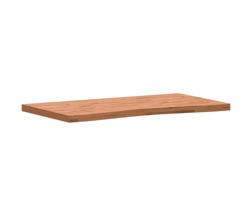 Tablero de escritorio madera maciza de haya 110x(55-60)x4 cm