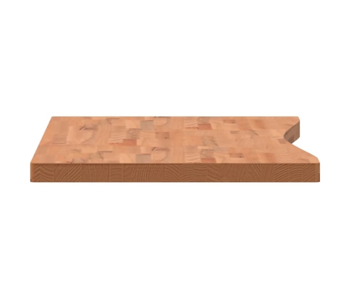 Tablero de escritorio madera maciza de haya 110x(55-60)x4 cm