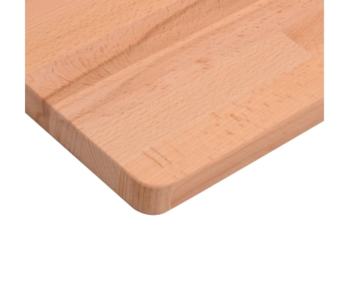 Tablero de escritorio madera maciza de haya 100x60x2,5 cm