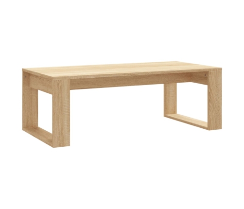 vidaXL Mesa de centro madera de ingeniería roble Sonoma 102x50x35 cm