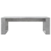 Mesa de centro madera de ingeniería gris hormigón 102x50x35 cm