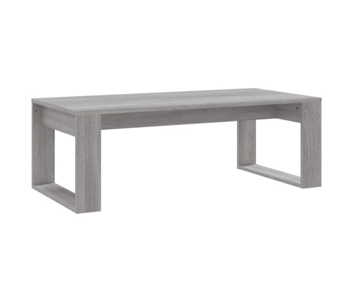 Mesa de centro madera de ingeniería gris Sonoma 102x50x35 cm