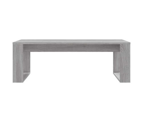 Mesa de centro madera de ingeniería gris Sonoma 102x50x35 cm