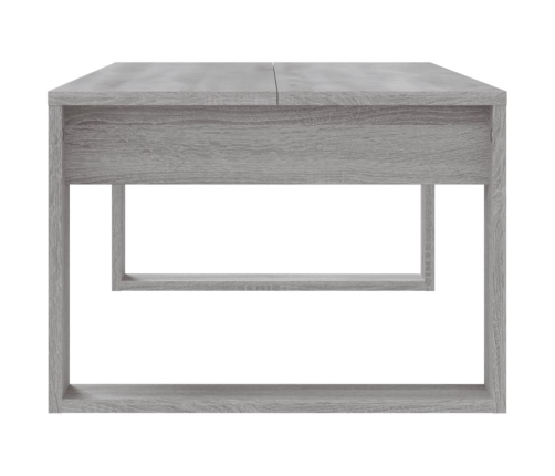 Mesa de centro madera de ingeniería gris Sonoma 102x50x35 cm