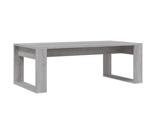 Mesa de centro madera de ingeniería gris Sonoma 102x50x35 cm