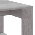 Mesa de centro madera de ingeniería gris Sonoma 102x50x35 cm