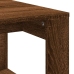 Mesa de centro madera de ingeniería roble marrón 102x50x35 cm