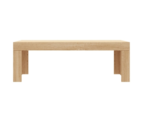 Mesa de centro madera de ingeniería roble Sonoma 102x50x36 cm