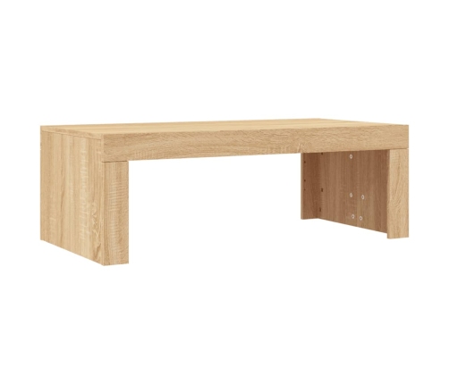 Mesa de centro madera de ingeniería roble Sonoma 102x50x36 cm