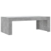 Mesa de centro madera de ingeniería gris hormigón 102x50x36 cm