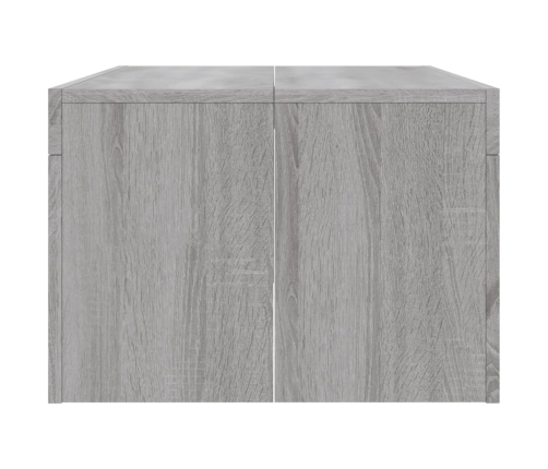 vidaXL Mesa de centro madera de ingeniería gris Sonoma 102x50x36 cm