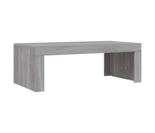 vidaXL Mesa de centro madera de ingeniería gris Sonoma 102x50x36 cm