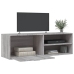 vidaXL Mueble de TV de madera de ingeniería gris sonoma 120x34x37 cm