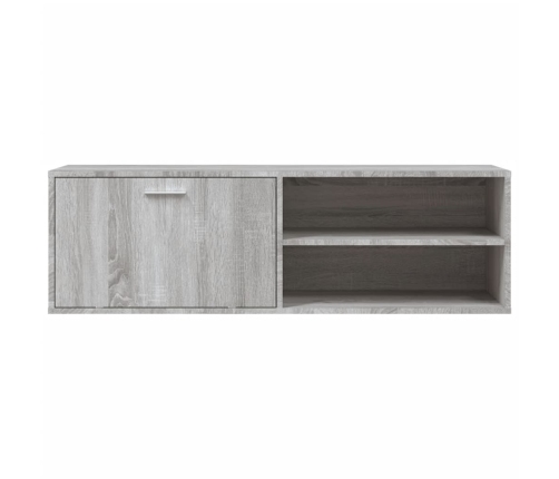 vidaXL Mueble de TV de madera de ingeniería gris sonoma 120x34x37 cm