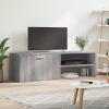 Mueble de TV de madera de ingeniería gris sonoma 120x34x37 cm