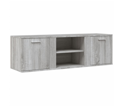 Mueble de TV de madera de ingeniería gris sonoma 120x34x37 cm