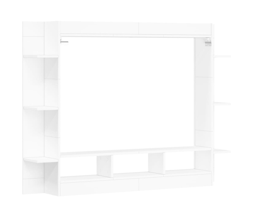 Mueble para TV madera de ingeniería blanco 152x22x113 cm