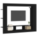 Mueble para TV madera de ingeniería negro 152x22x113 cm