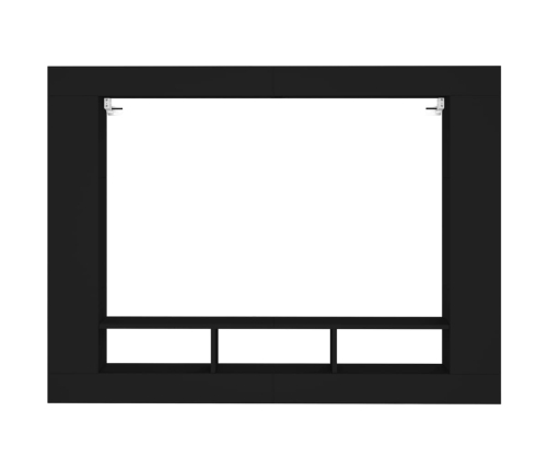 Mueble para TV madera de ingeniería negro 152x22x113 cm