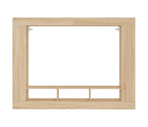 Mueble de TV madera de ingeniería roble Sonoma 152x22x113 cm