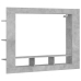 Mueble para TV madera de ingeniería gris hormigón 152x22x113 cm