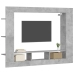 Mueble para TV madera de ingeniería gris hormigón 152x22x113 cm