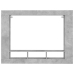 Mueble para TV madera de ingeniería gris hormigón 152x22x113 cm