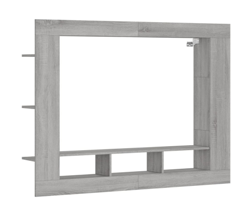 Mueble de TV madera de ingeniería gris Sonoma 152x22x113 cm