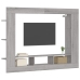 Mueble de TV madera de ingeniería gris Sonoma 152x22x113 cm