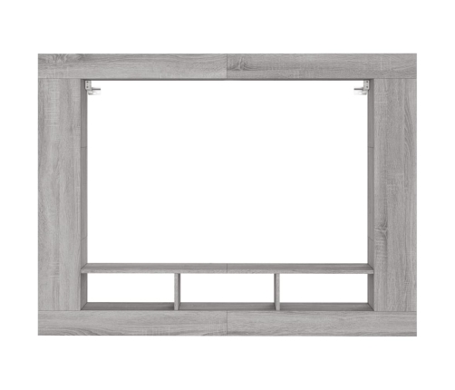 Mueble de TV madera de ingeniería gris Sonoma 152x22x113 cm