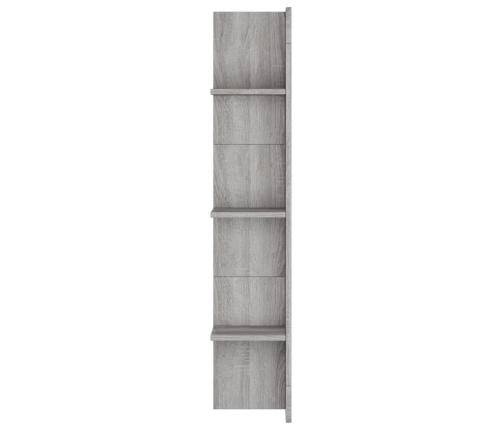 Mueble de TV madera de ingeniería gris Sonoma 152x22x113 cm