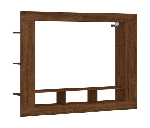 Mueble para TV madera de ingeniería roble marrón 152x22x113 cm