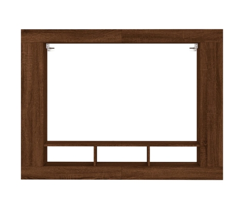 Mueble para TV madera de ingeniería roble marrón 152x22x113 cm