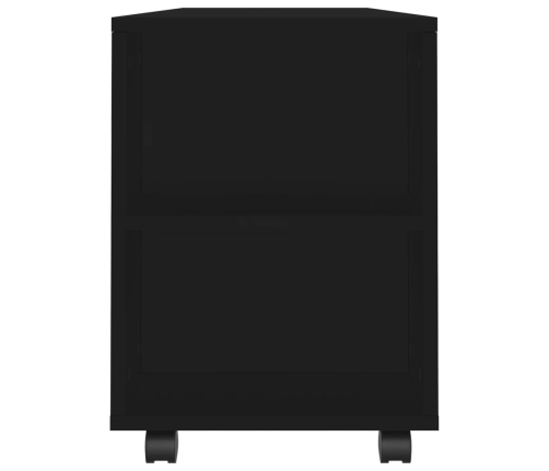 vidaXL Mueble para TV madera de ingeniería negro 102x34,5x43 cm