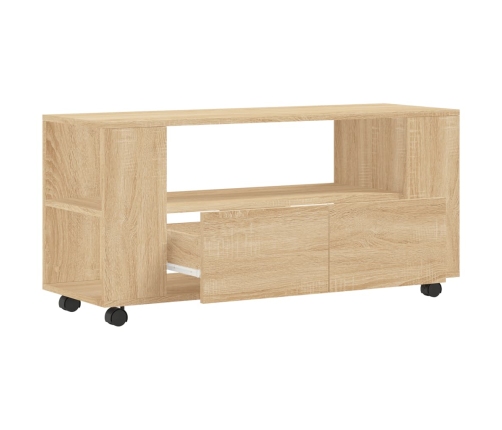 Mueble para TV madera de ingeniería roble Sonoma 102x34,5x43 cm