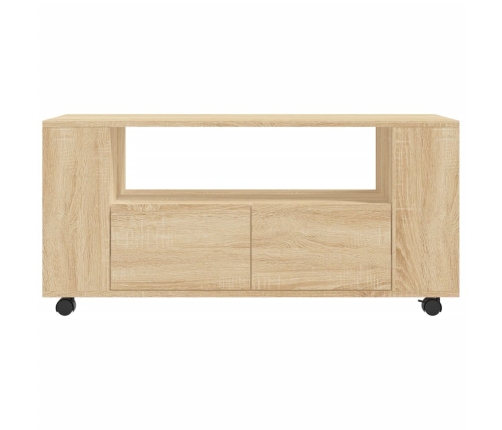 Mueble para TV madera de ingeniería roble Sonoma 102x34,5x43 cm