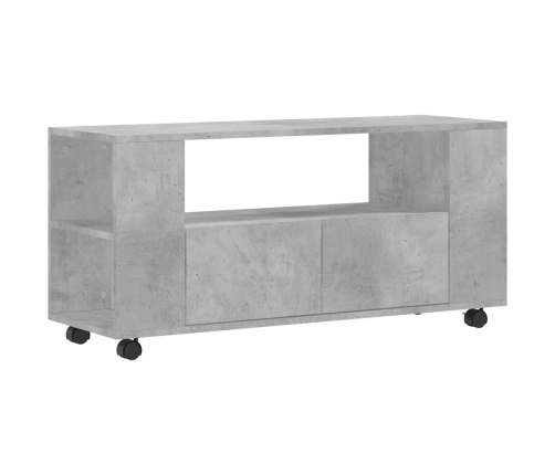 Mueble de TV madera de ingeniería gris hormigón 102x34,5x43 cm