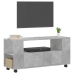 Mueble de TV madera de ingeniería gris hormigón 102x34,5x43 cm