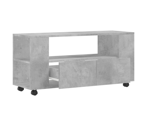 Mueble de TV madera de ingeniería gris hormigón 102x34,5x43 cm