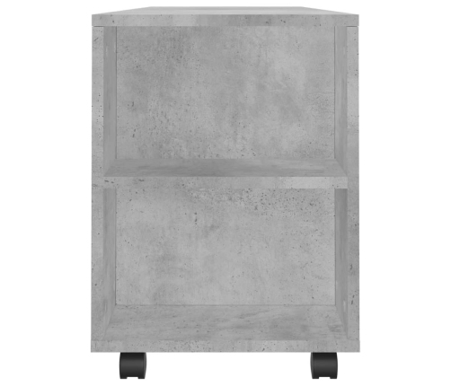 Mueble de TV madera de ingeniería gris hormigón 102x34,5x43 cm