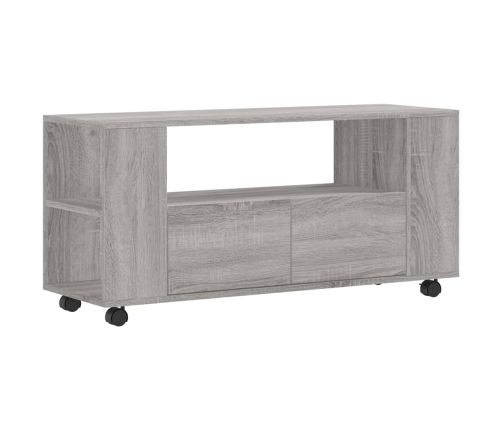 Mueble de TV madera de ingeniería gris Sonoma 102x34,5x43 cm