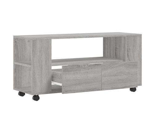 Mueble de TV madera de ingeniería gris Sonoma 102x34,5x43 cm