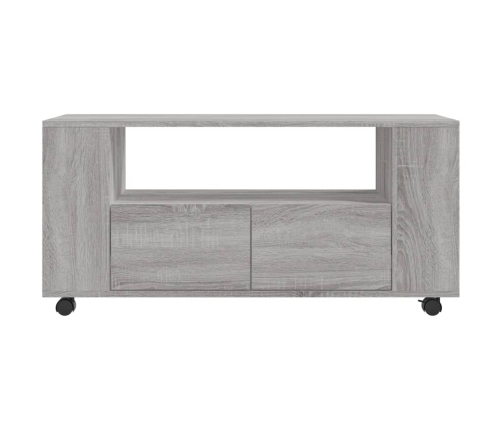 Mueble de TV madera de ingeniería gris Sonoma 102x34,5x43 cm