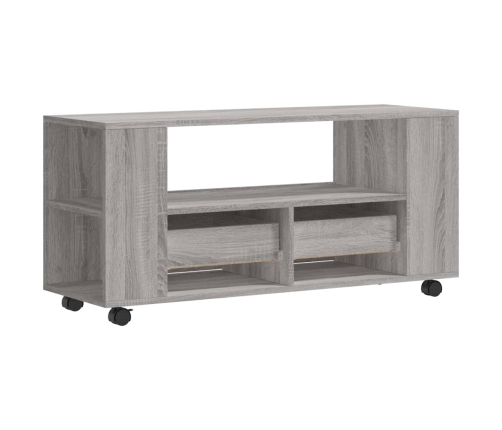 Mueble de TV madera de ingeniería gris Sonoma 102x34,5x43 cm