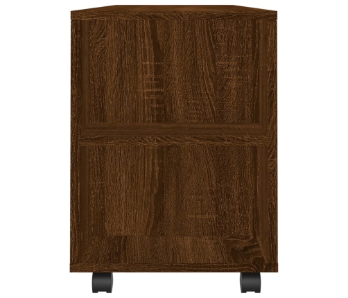 Mueble para TV madera de ingeniería roble marrón 102x34,5x43 cm