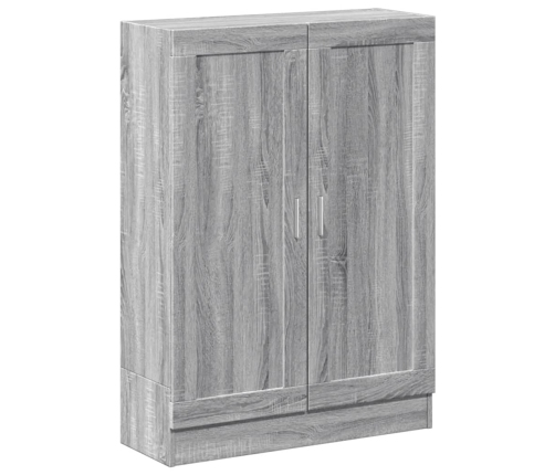 Armario de madera de ingeniería gris sonoma 82,5x30,5x115 cm