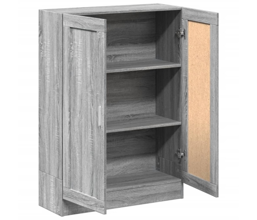 Armario de madera de ingeniería gris sonoma 82,5x30,5x115 cm