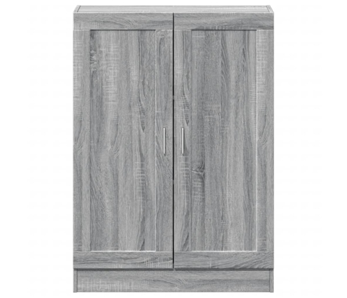 Armario de madera de ingeniería gris sonoma 82,5x30,5x115 cm