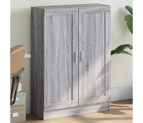 Armario de madera de ingeniería gris sonoma 82,5x30,5x115 cm