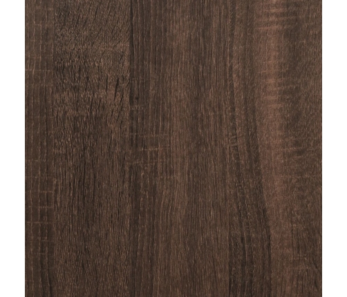 vidaXL Armario de madera de ingeniería roble oscuro 82,5x30,5x115 cm